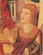 Isabelle Ire la Catholique - Dtail de la Vierge des rois catholiques, muse du Prado